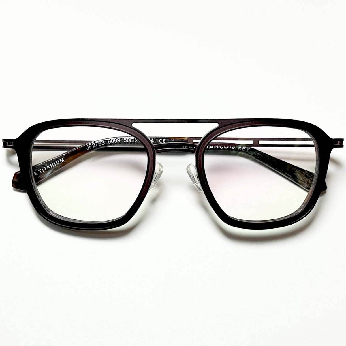 JF Rey JF2753 9099 Eyeglasses Frames in Brown/Grown Horn - Authentic New
