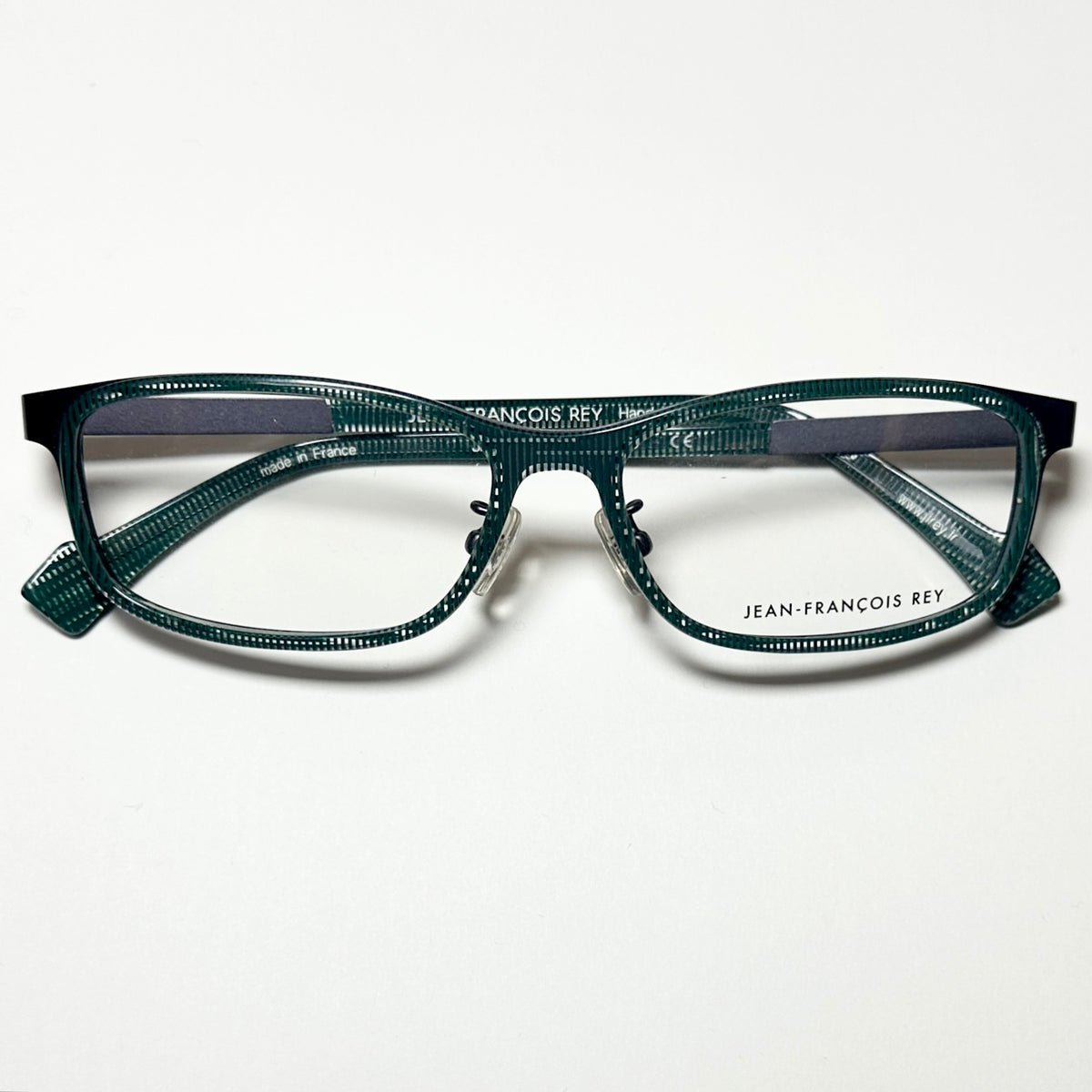 JF Rey JF2649 4500 Eyeglasses Frames in Striped Green/Black - Authentic New