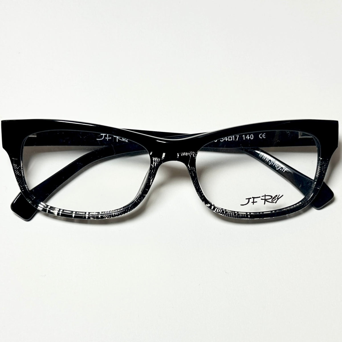 JF Rey JF1301 0000 Women's Eyeglasses Frames in Black/Fabric - Authentic New