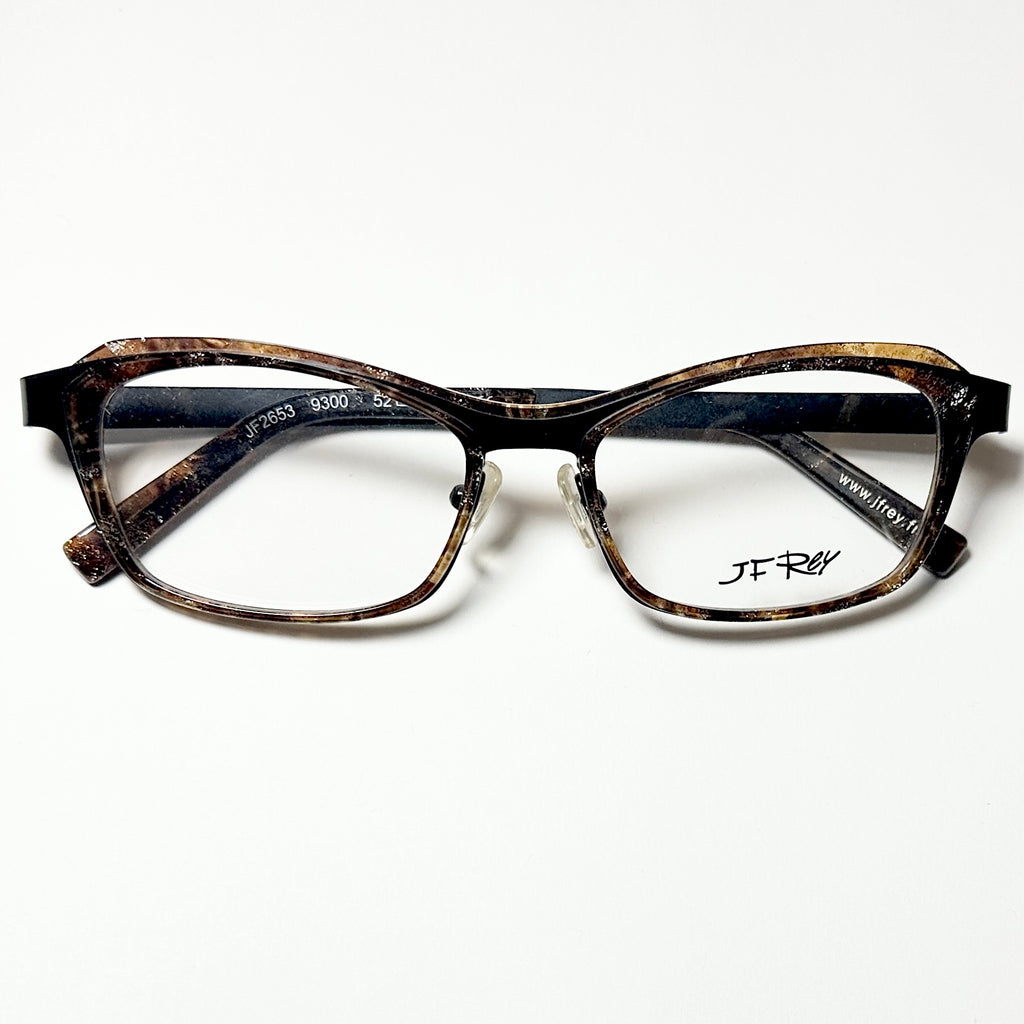 JF Rey JF2653 9300 Women's Eyeglasses Frames in Brown Spangles - Authentic New