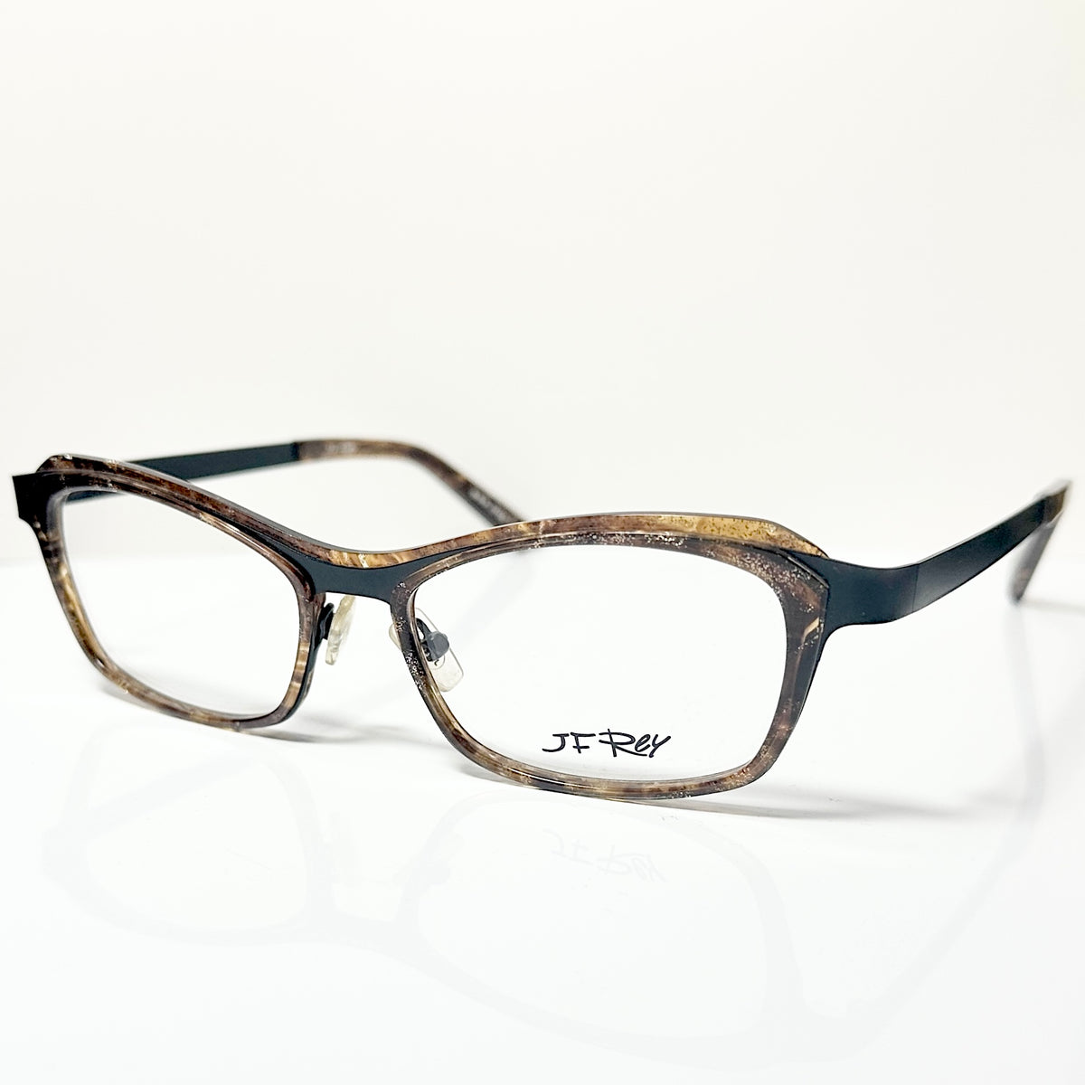 JF Rey JF2653 9300 Women's Eyeglasses Frames in Brown Spangles - Authentic New