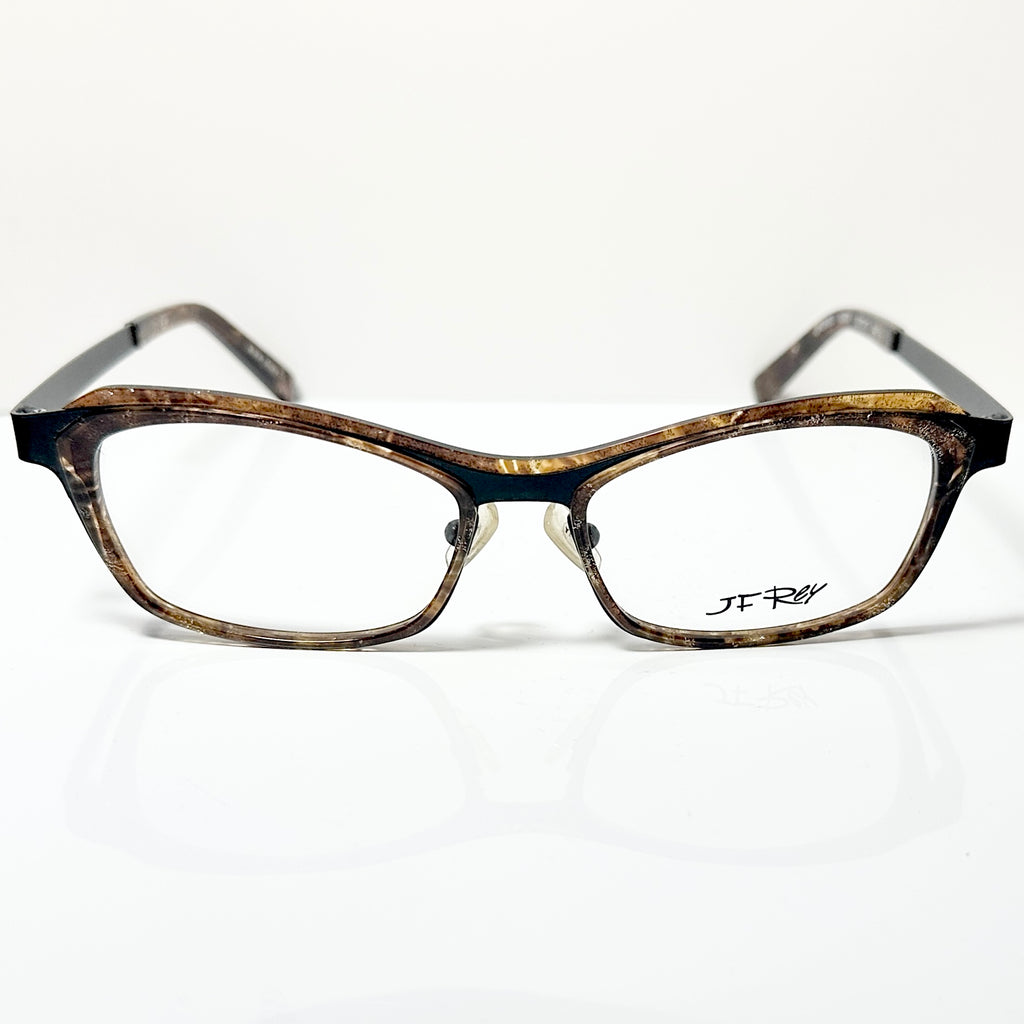 JF Rey JF2653 9300 Women's Eyeglasses Frames in Brown Spangles - Authentic New
