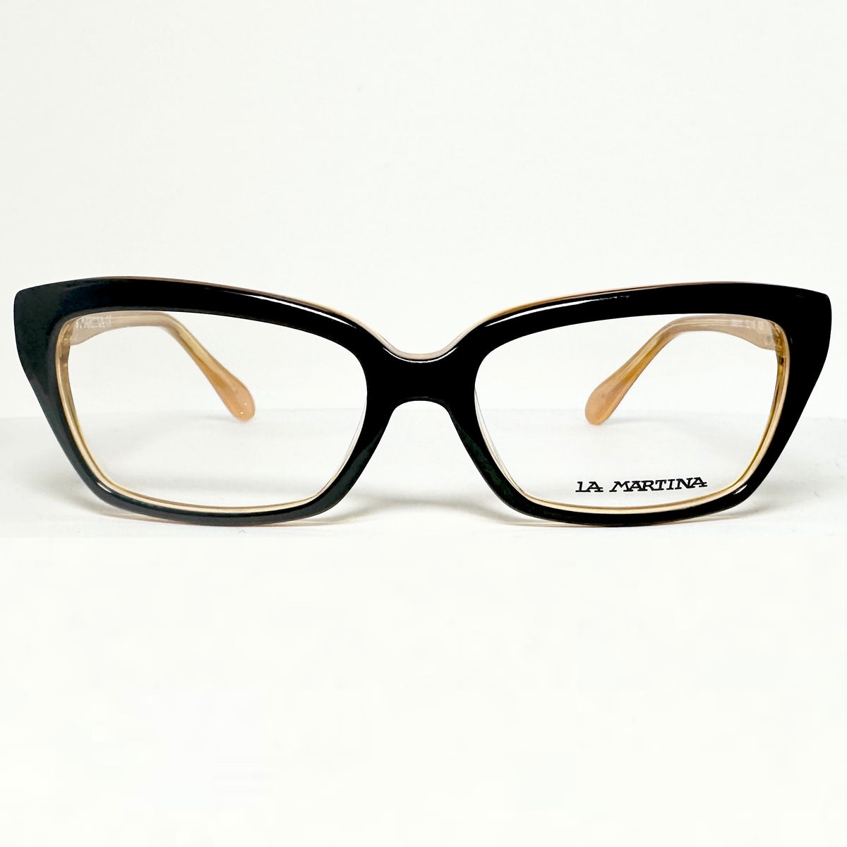 LA MARTINA LM001 01 Women's Eyeglasses Frames in Black/Orange - Authentic New