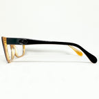 LA MARTINA LM001 01 Women's Eyeglasses Frames in Black/Orange - Authentic New