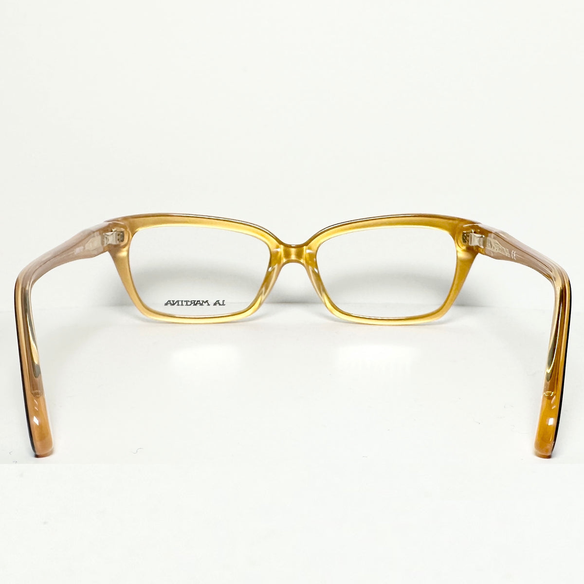 LA MARTINA LM001 01 Women's Eyeglasses Frames in Black/Orange - Authentic New