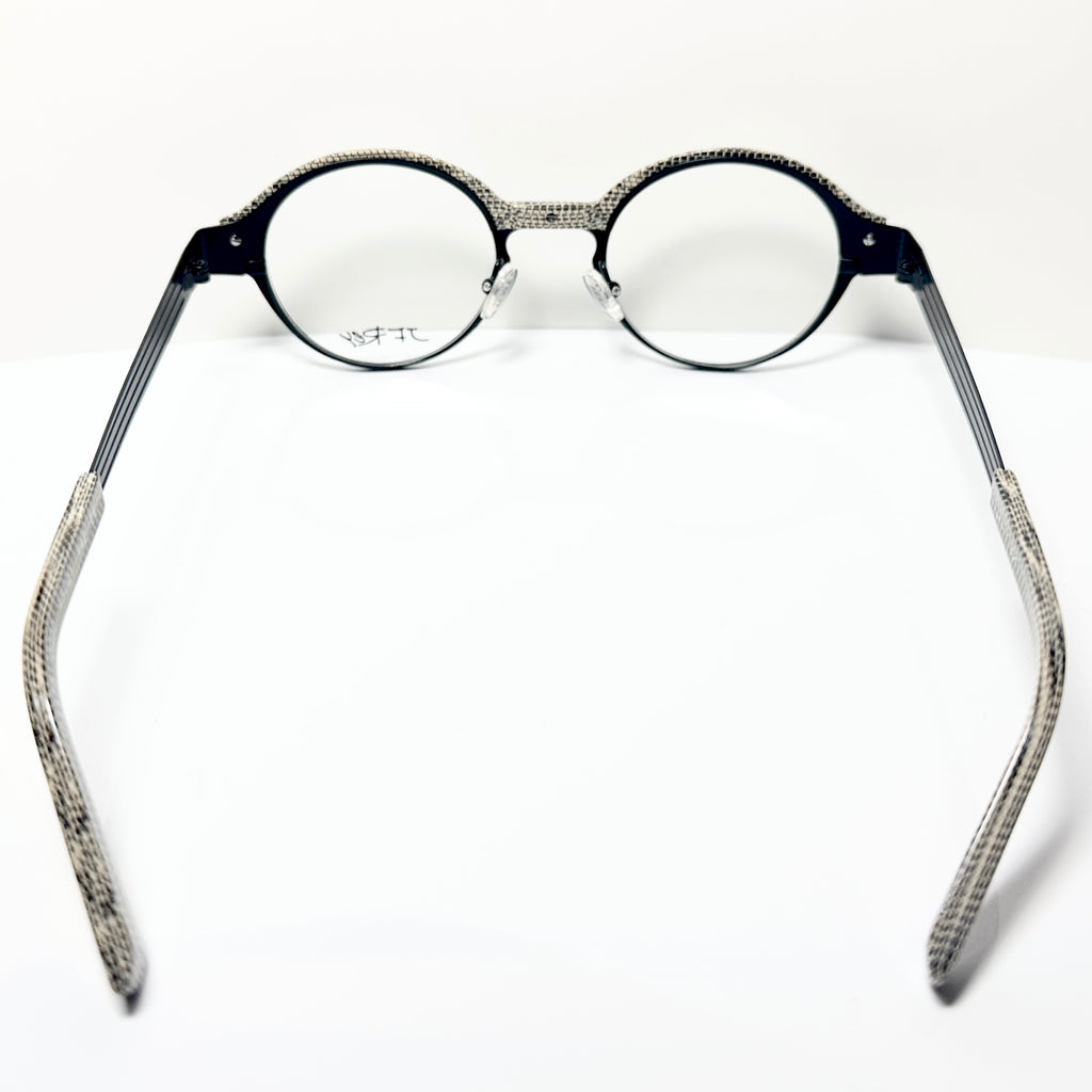 JF Rey JF2570 0090 Eyeglasses Frames in Black/White Python- Authentic New