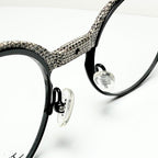 JF Rey JF2570 0090 Eyeglasses Frames in Black/White Python- Authentic New