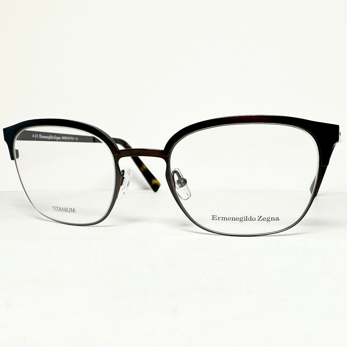Ermenegildo Zegna EZ5038 029 Men's Eyeglasses Frames in Brown - Authentic New