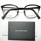 Ermenegildo Zegna EZ5038 029 Men's Eyeglasses Frames in Brown - Authentic New