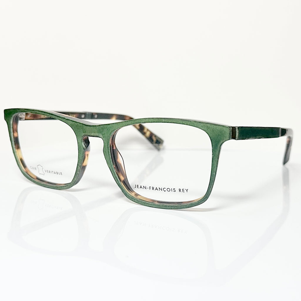 JF Rey JF1373 4090 Men's Eyeglasses Frames in Green/Tortoise - Authentic New