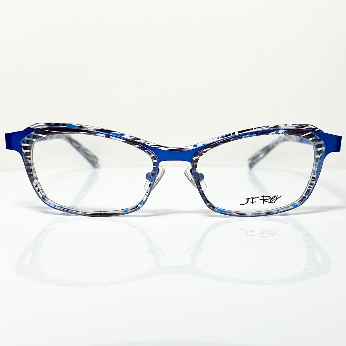 JF Rey JF2653 2020 Round Eyeglasses Frames in Turquoise/Blue - Authentic New