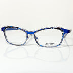 JF Rey JF2653 2020 Round Eyeglasses Frames in Turquoise/Blue - Authentic New