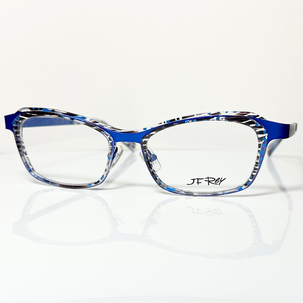 JF Rey JF2653 2020 Round Eyeglasses Frames in Turquoise/Blue - Authentic New