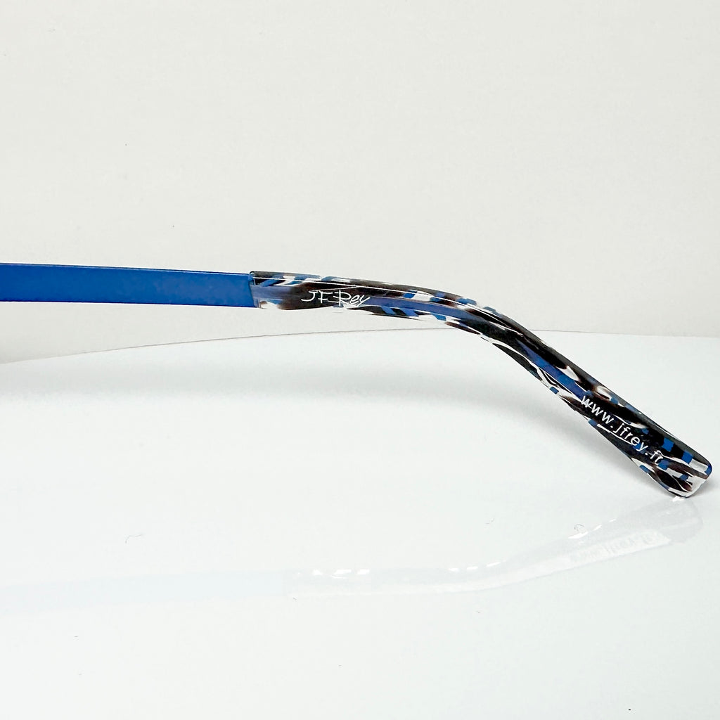 JF Rey JF2653 2020 Round Eyeglasses Frames in Turquoise/Blue - Authentic New