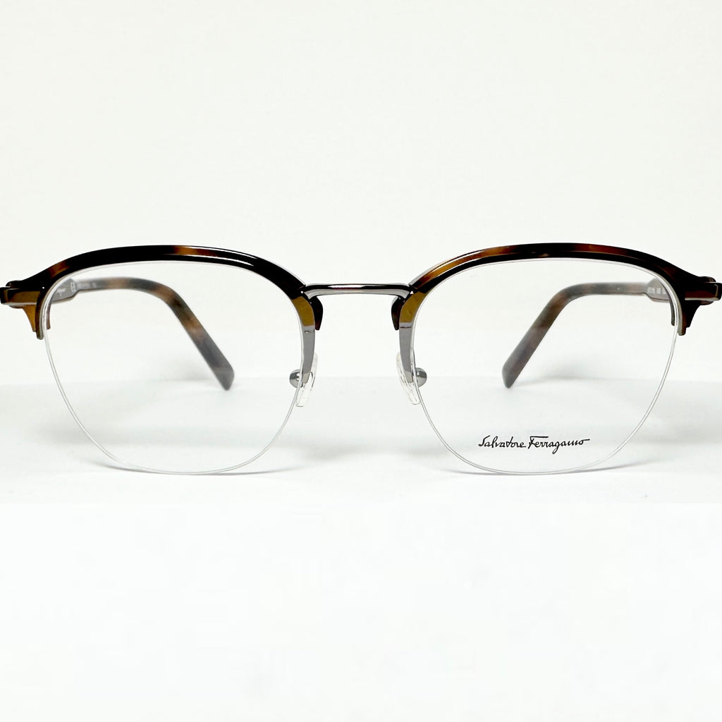 Salvatore Ferragamo SF2180 Eyeglasses Frames in Silver/Tortoise - Authentic New