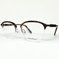 Salvatore Ferragamo SF2180 Eyeglasses Frames in Silver/Tortoise - Authentic New