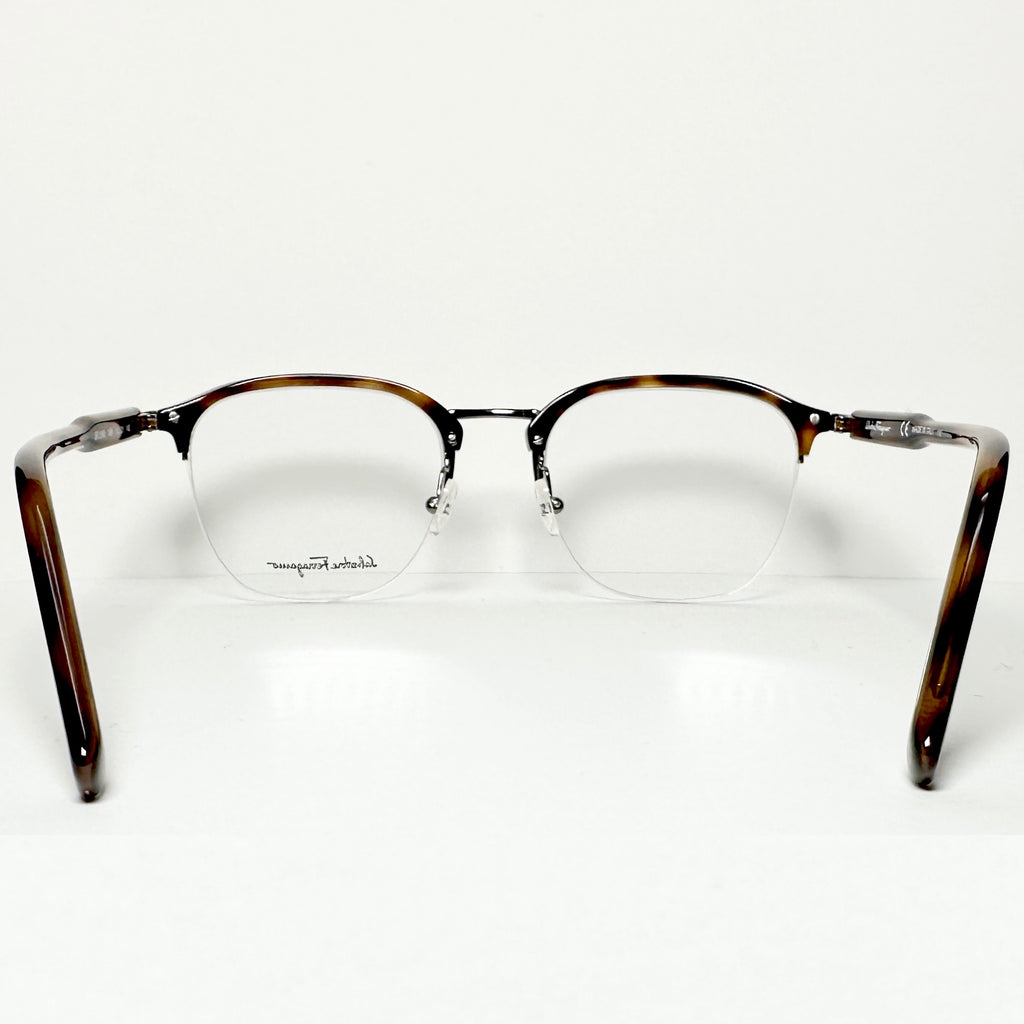 Salvatore Ferragamo SF2180 Eyeglasses Frames in Silver/Tortoise - Authentic New