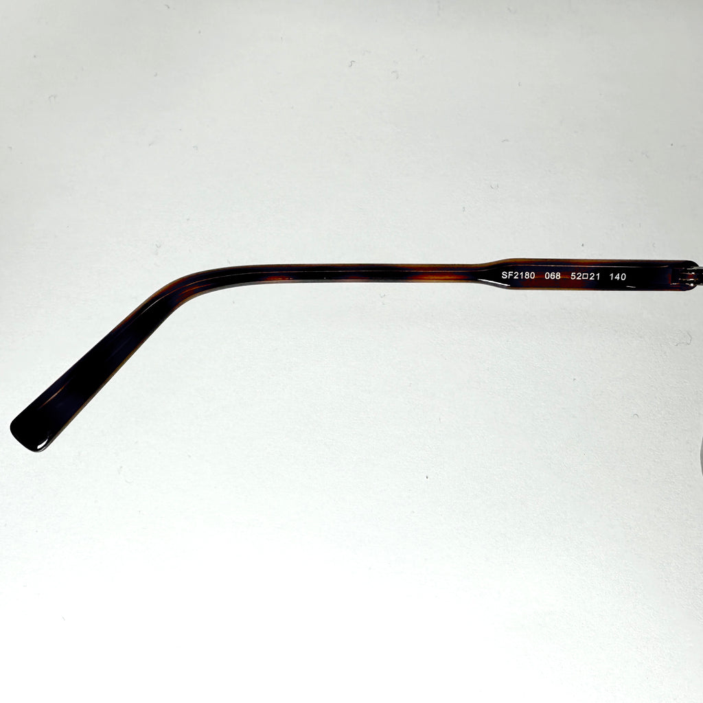 Salvatore Ferragamo SF2180 Eyeglasses Frames in Silver/Tortoise - Authentic New