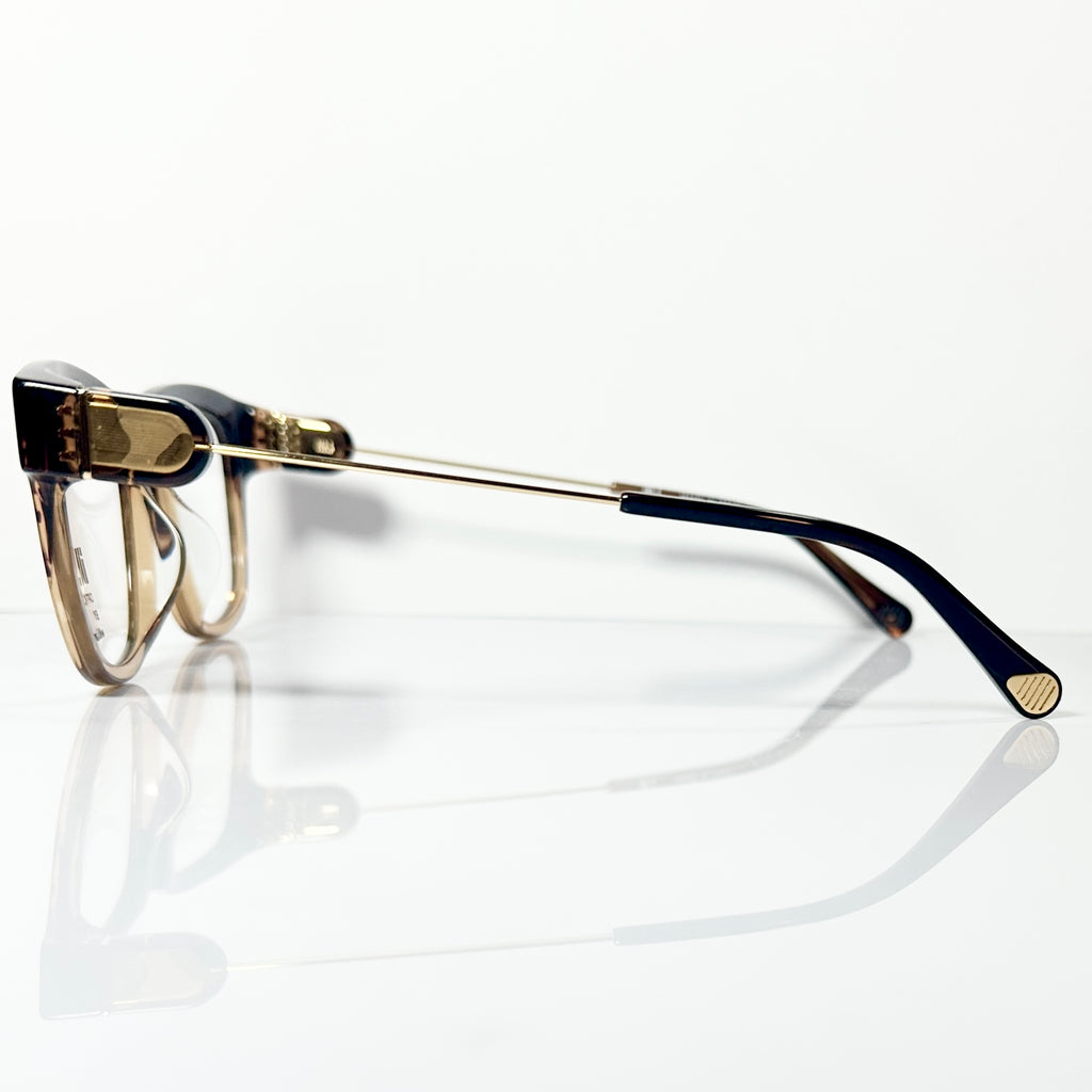 ILL.I OPTICS BY WILL.I.AM WA579V02 Eyeglasses Frames in Camel - Authentic New