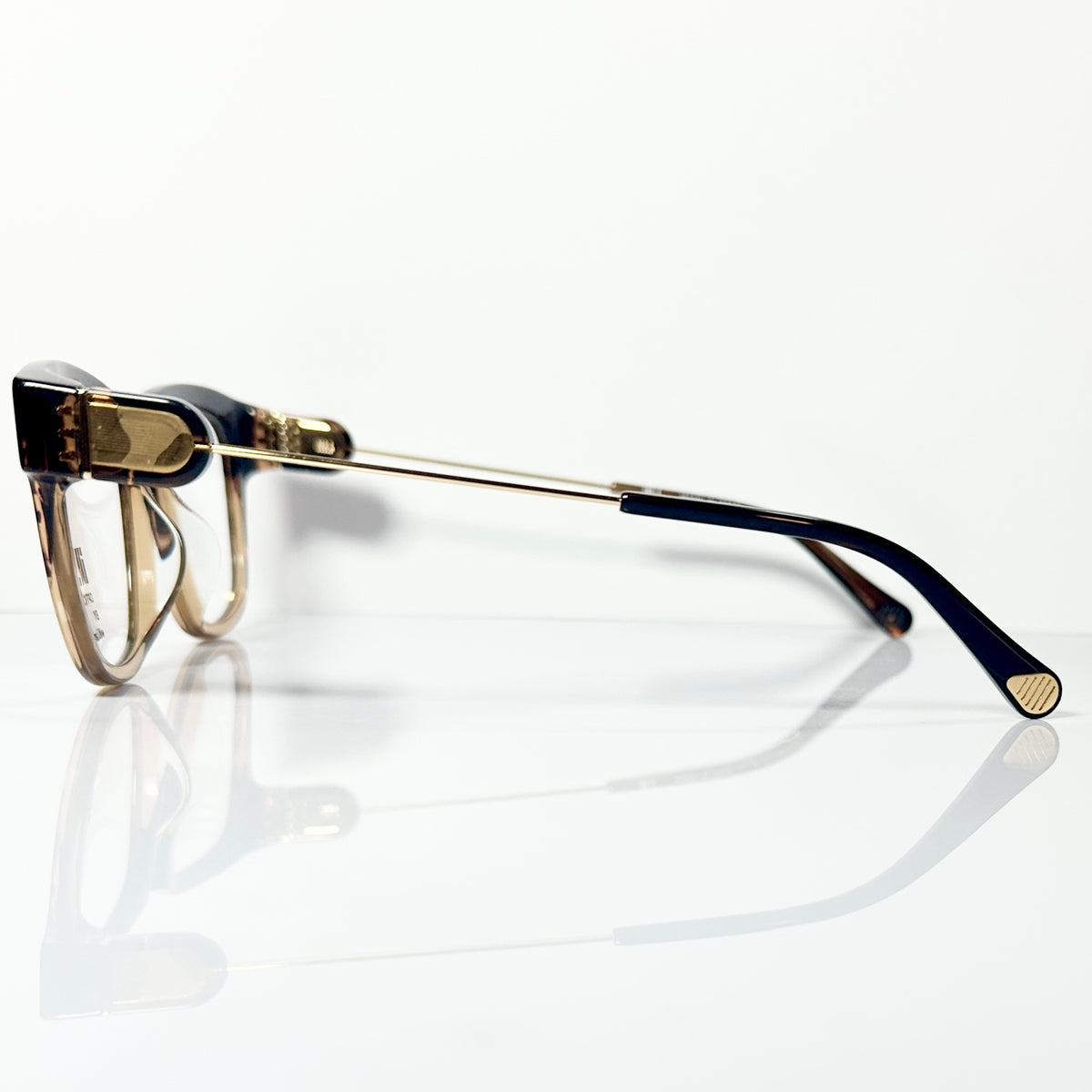 ILL.I OPTICS BY WILL.I.AM WA579V02 Eyeglasses Frames in Camel - Authentic New
