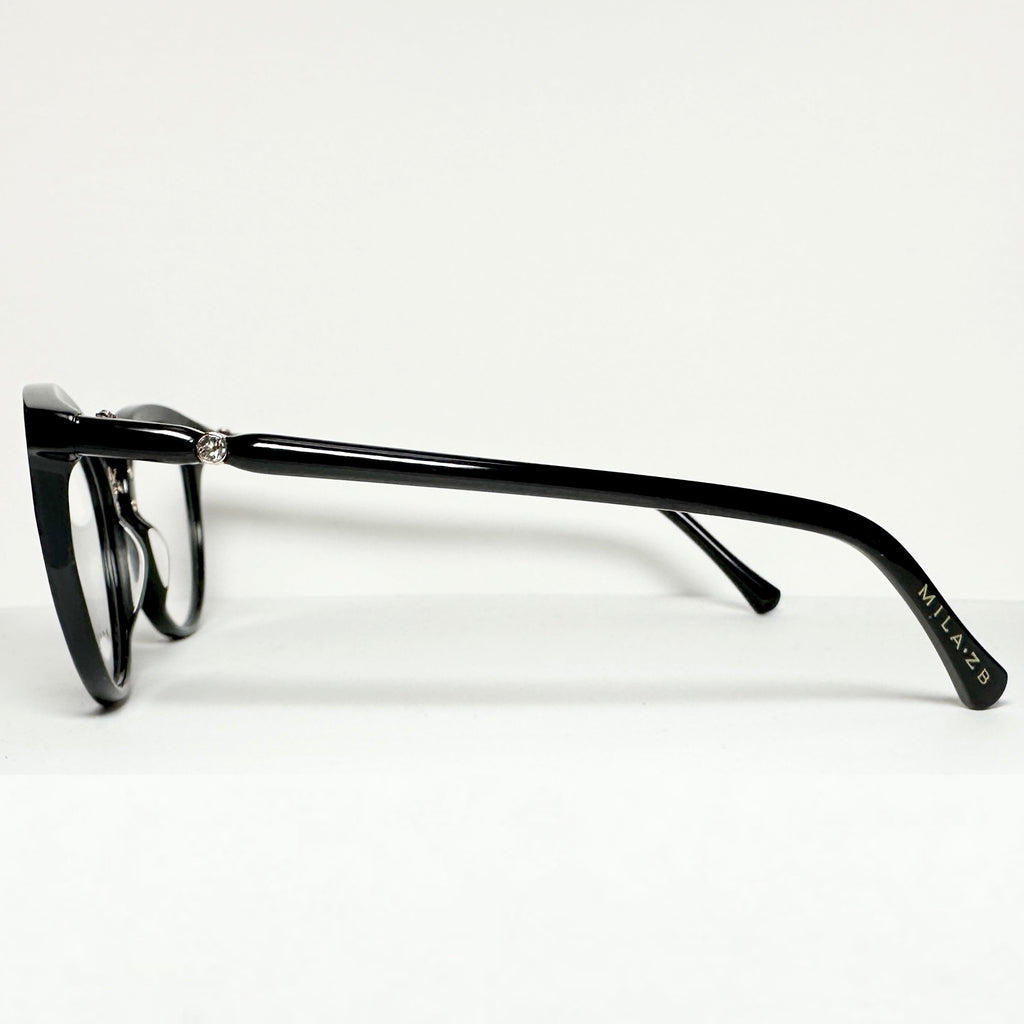 Mila ZB MZ162V01 Women's Eyeglasses Frames in Black - Authentic New