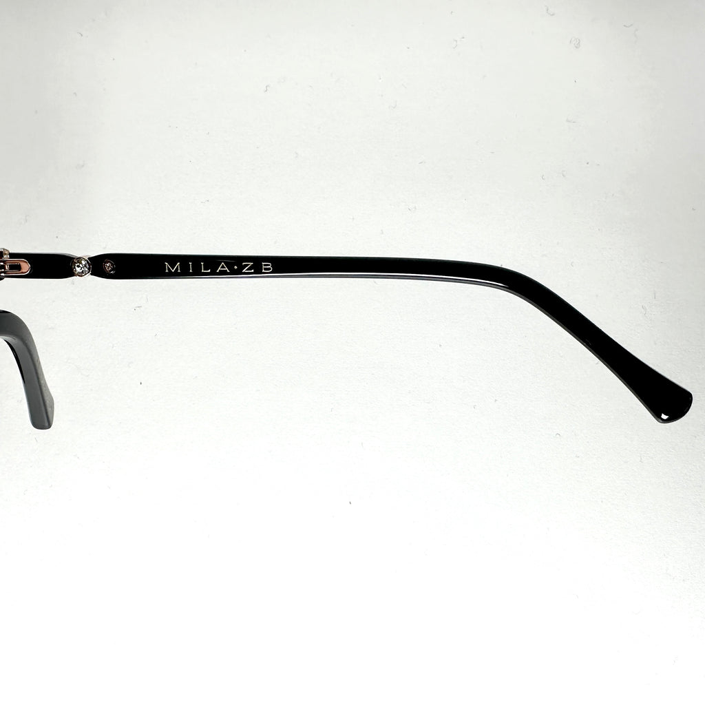 Mila ZB MZ162V01 Women's Eyeglasses Frames in Black - Authentic New