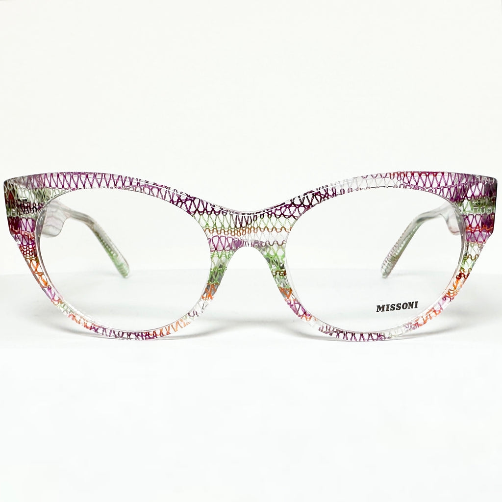 MISSONI MI333V06 Women's Eyeglasses Frames in Multicolor - Authentic New