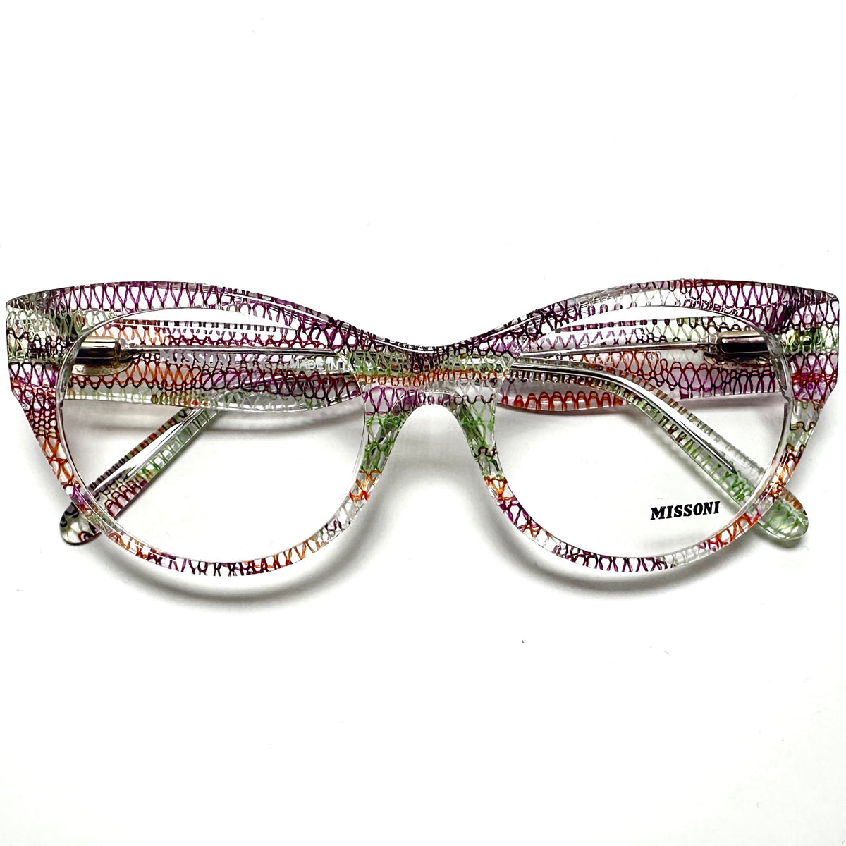 MISSONI MI333V06 Women's Eyeglasses Frames in Multicolor - Authentic New