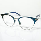 KIO YAMATO KP-454U col.03 Eyeglasses Frames in Steel Blue/Silver  Authentic New