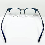 KIO YAMATO KP-454U col.03 Eyeglasses Frames in Steel Blue/Silver  Authentic New