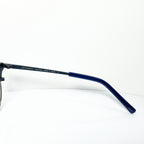 KIO YAMATO KP-454U col.03 Eyeglasses Frames in Steel Blue/Silver  Authentic New