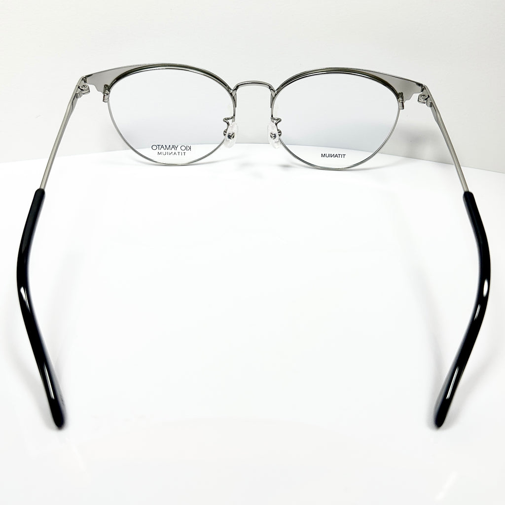 KIO YAMATO KT474 col B22 Eyeglasses Frames in Water Color/Silver - Authentic New
