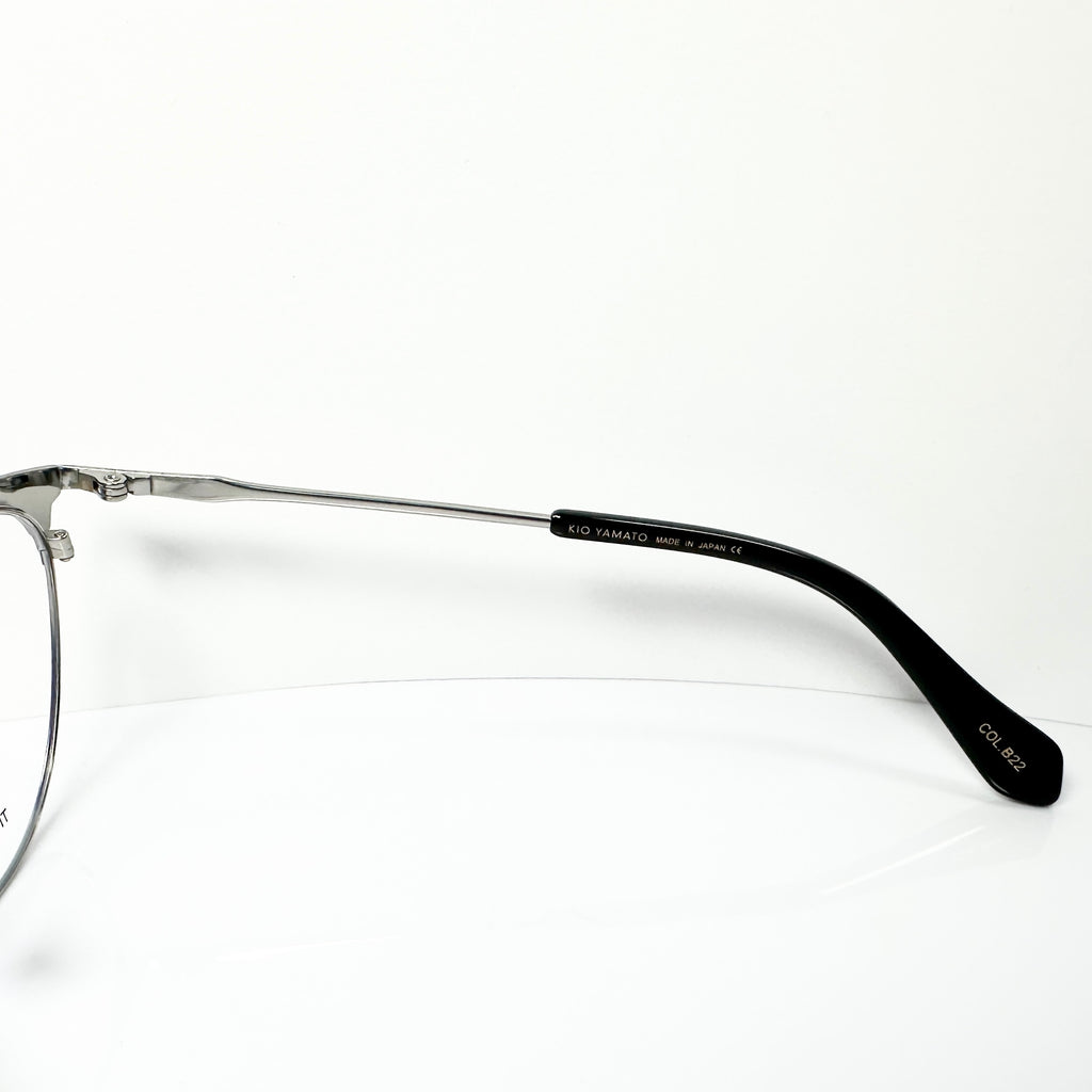 KIO YAMATO KT474 col B22 Eyeglasses Frames in Water Color/Silver - Authentic New