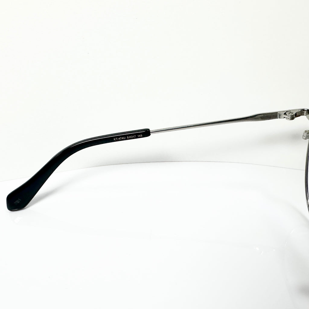 KIO YAMATO KT474 col B22 Eyeglasses Frames in Water Color/Silver - Authentic New
