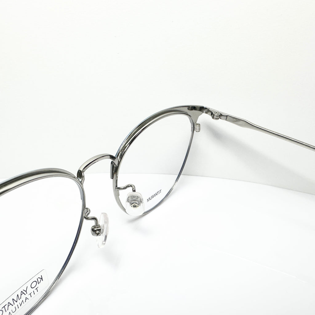 KIO YAMATO KT474 col B22 Eyeglasses Frames in Water Color/Silver - Authentic New
