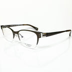 KIO YAMATO KT-342 col 100 Men's Eyeglasses Frames in Brown - Authentic New