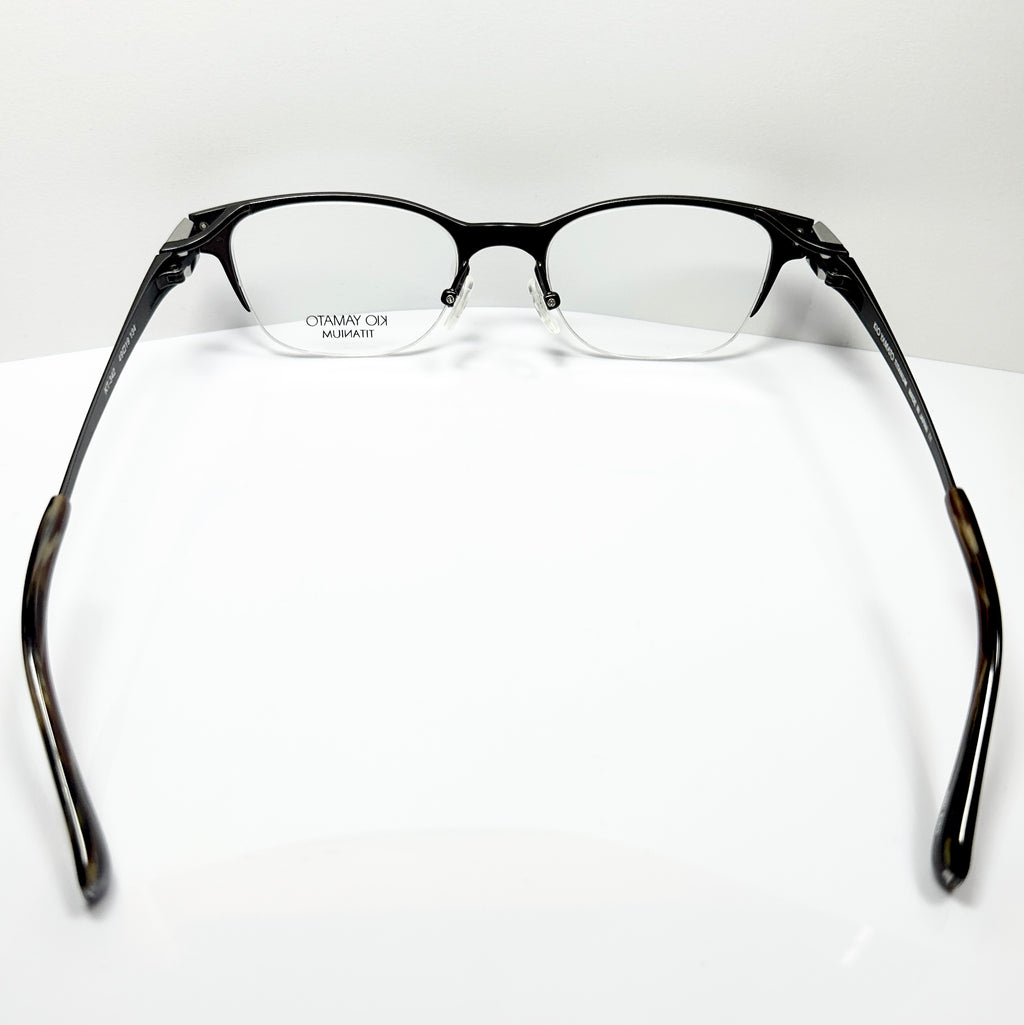 KIO YAMATO KT-342 col 100 Men's Eyeglasses Frames in Brown - Authentic New