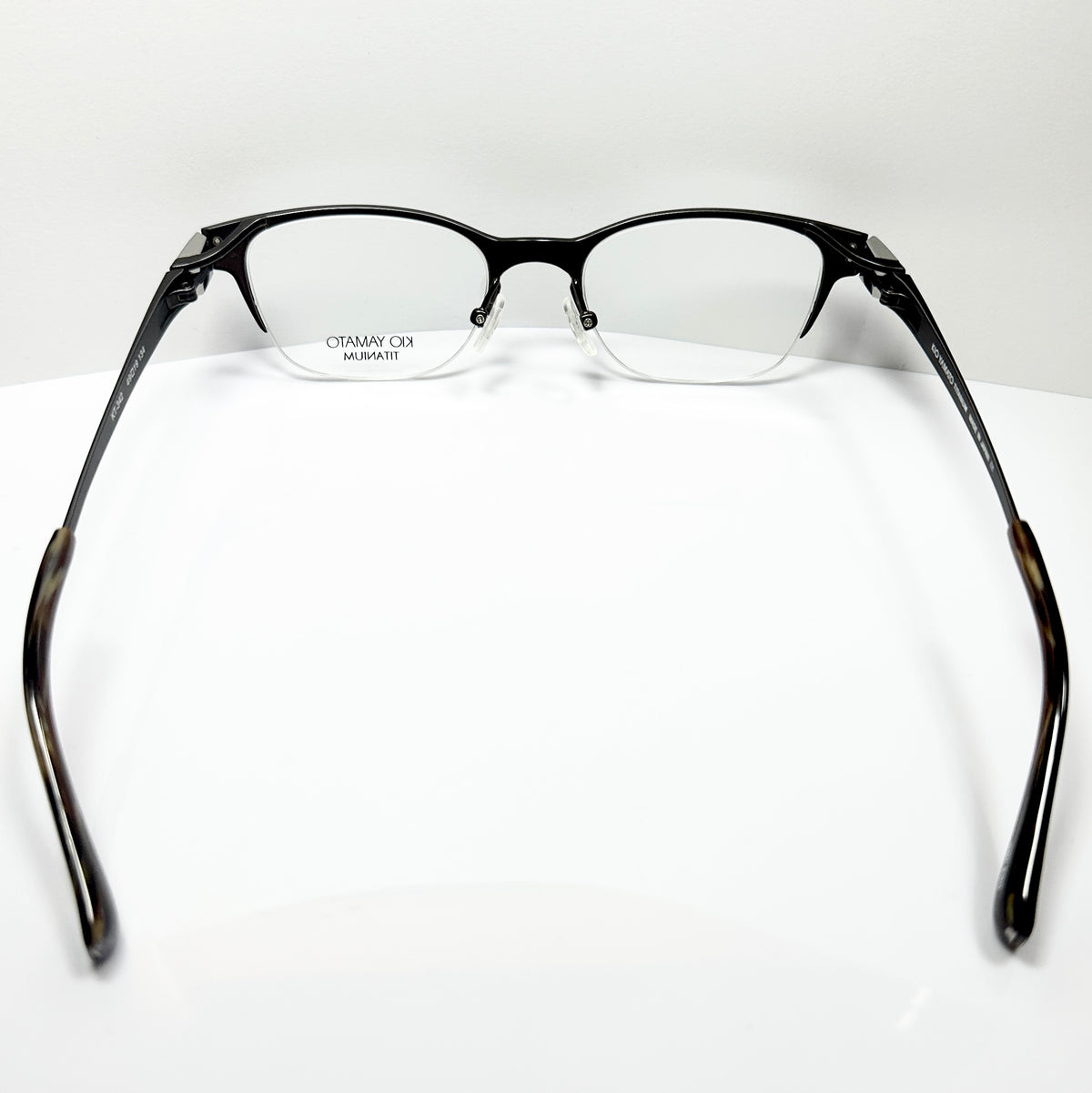 KIO YAMATO KT-342 col 100 Men's Eyeglasses Frames in Brown - Authentic New