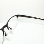 KIO YAMATO KT-342 col 100 Men's Eyeglasses Frames in Brown - Authentic New