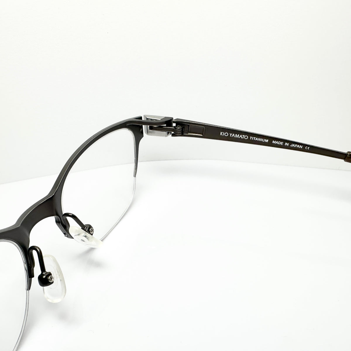 KIO YAMATO KT-342 col 100 Men's Eyeglasses Frames in Brown - Authentic New