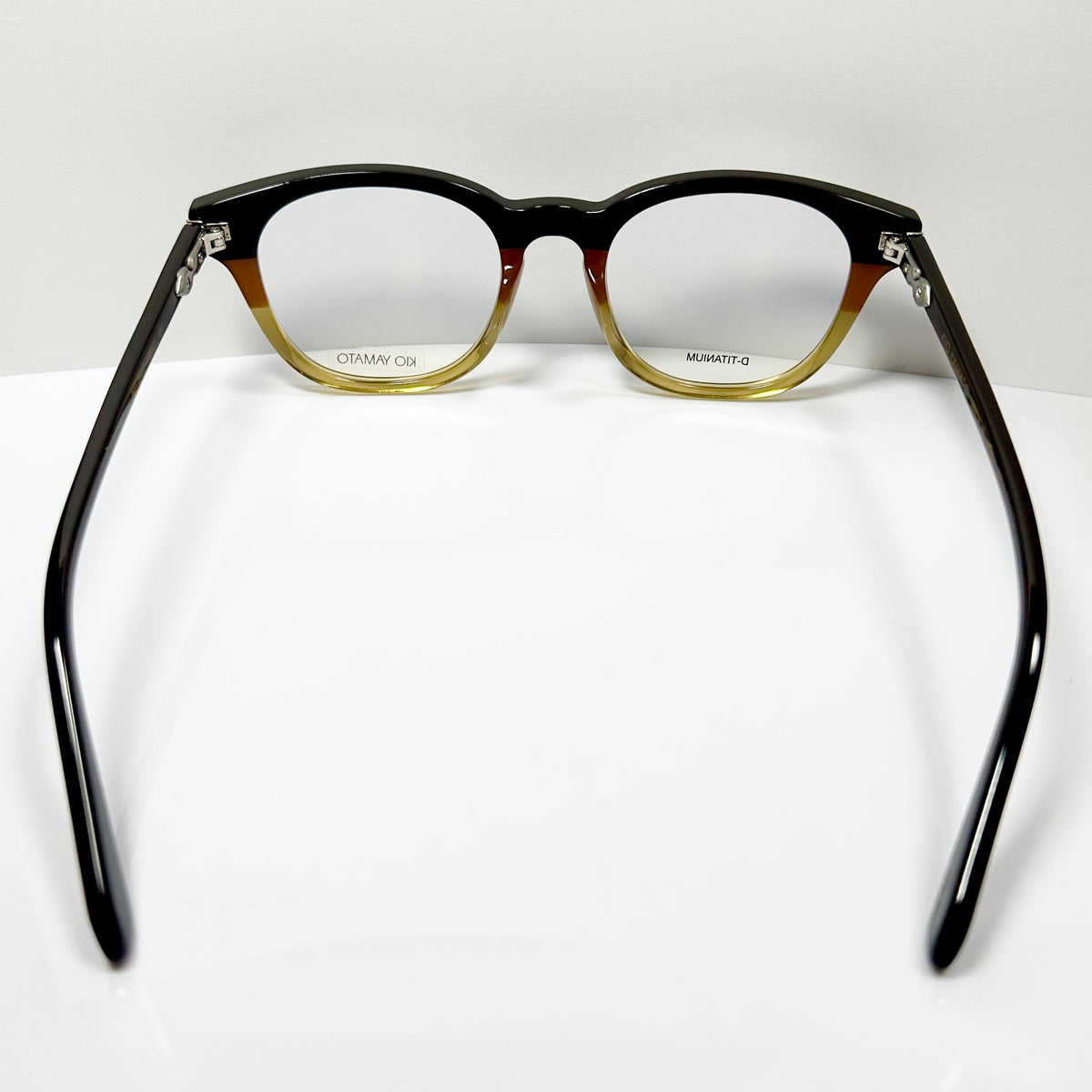 KIO YAMATO KP-194U col.04 Unisex Eyeglasses Frames in Brown - Authentic New