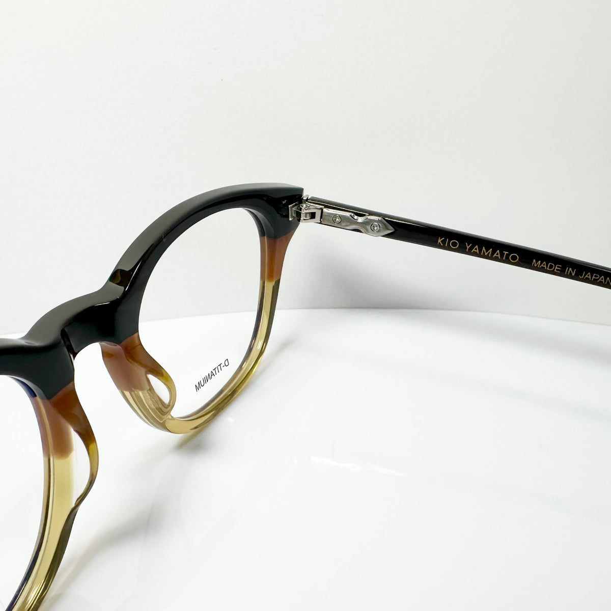 KIO YAMATO KP-194U col.04 Unisex Eyeglasses Frames in Brown - Authentic New