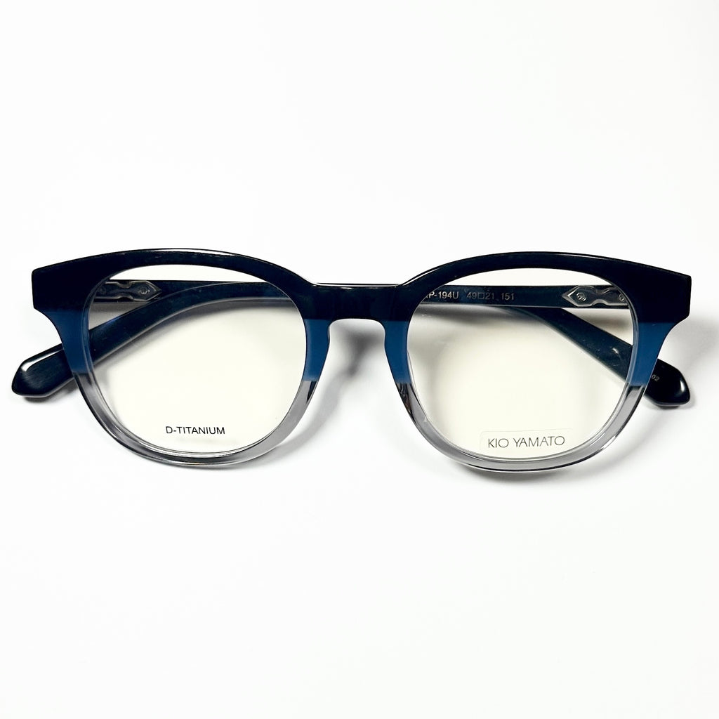 KIO YAMATO KP-194U col.02 Eyeglasses Frames in Blue - Authentic New