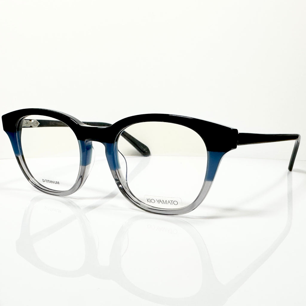 KIO YAMATO KP-194U col.02 Eyeglasses Frames in Blue - Authentic New