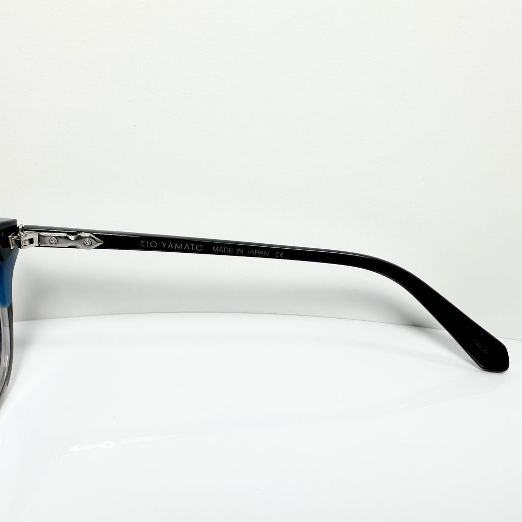 KIO YAMATO KP-194U col.02 Eyeglasses Frames in Blue - Authentic New