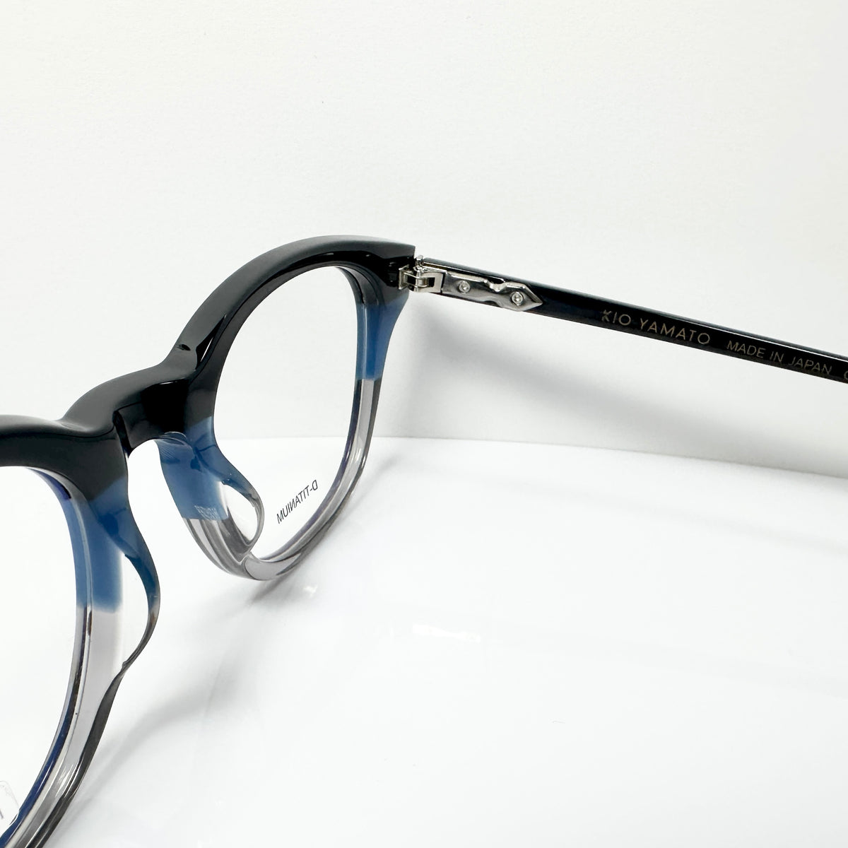 KIO YAMATO KP-194U col.02 Eyeglasses Frames in Blue - Authentic New