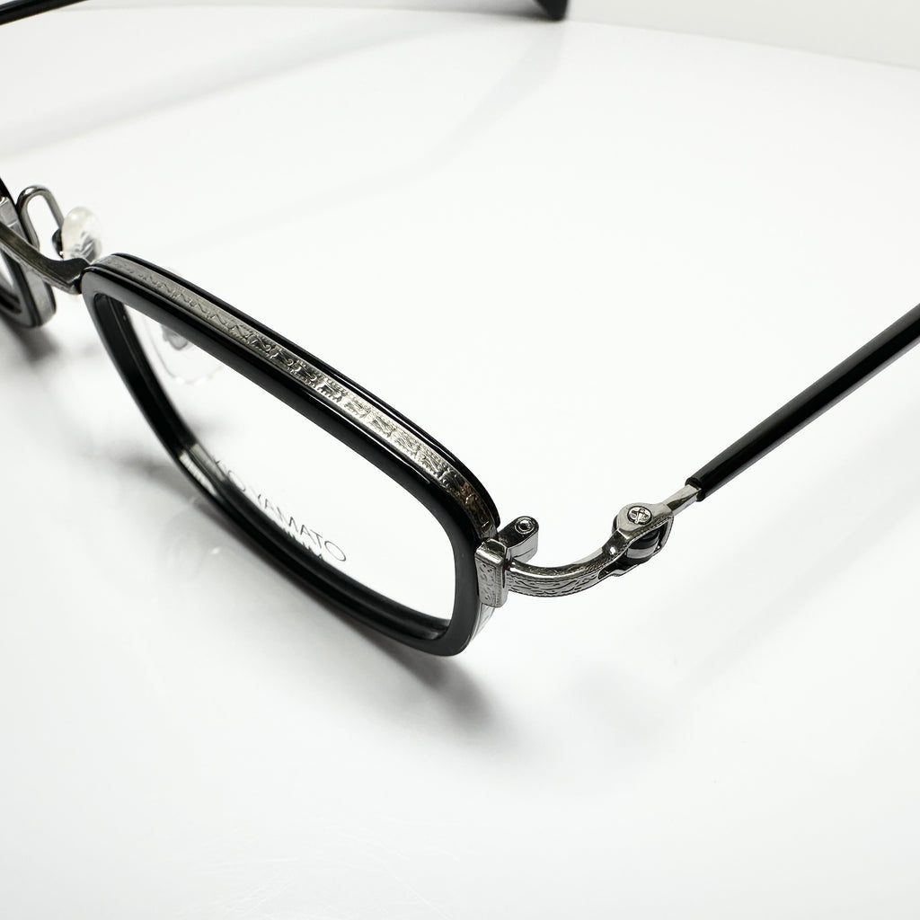 KIO YAMATO KT-395 U col.92 Men's Eyeglasses Frames in Black - Authentic New
