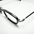 KIO YAMATO KT-395 U col.92 Men's Eyeglasses Frames in Black - Authentic New