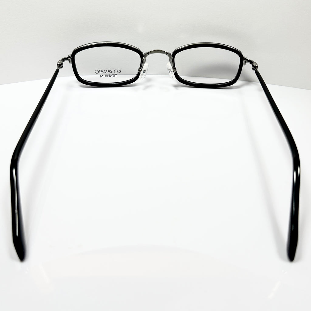 KIO YAMATO KT-395 U col.92 Men's Eyeglasses Frames in Black - Authentic New