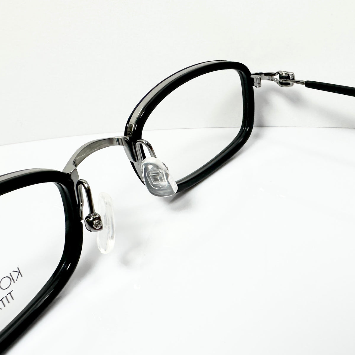 KIO YAMATO KT-395 U col.92 Men's Eyeglasses Frames in Black - Authentic New